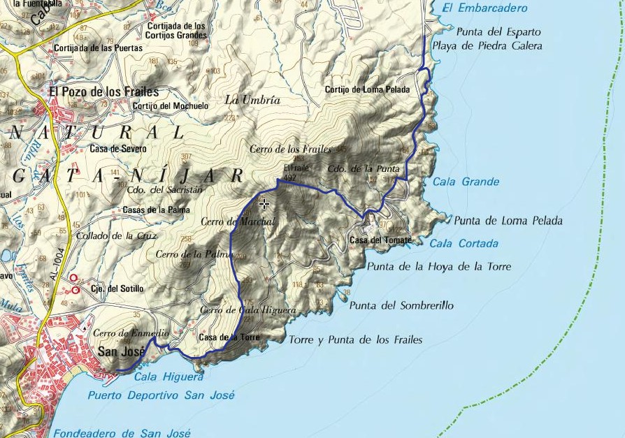 1 4 - Los Escullos-Pico del Fraile-San José, Techo del parque